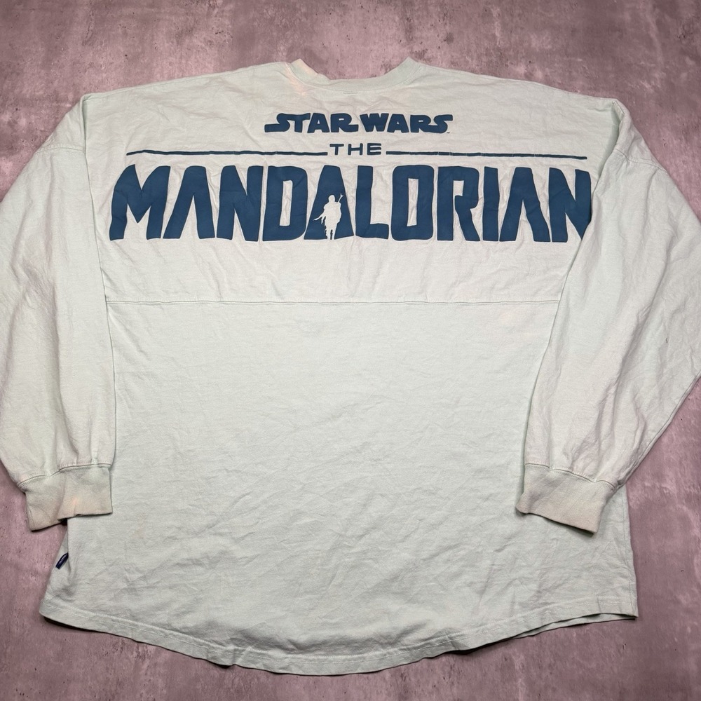 Disney Parks Star Wars Spirit Jersey The Mandalorian Grogu Seafoam Latge